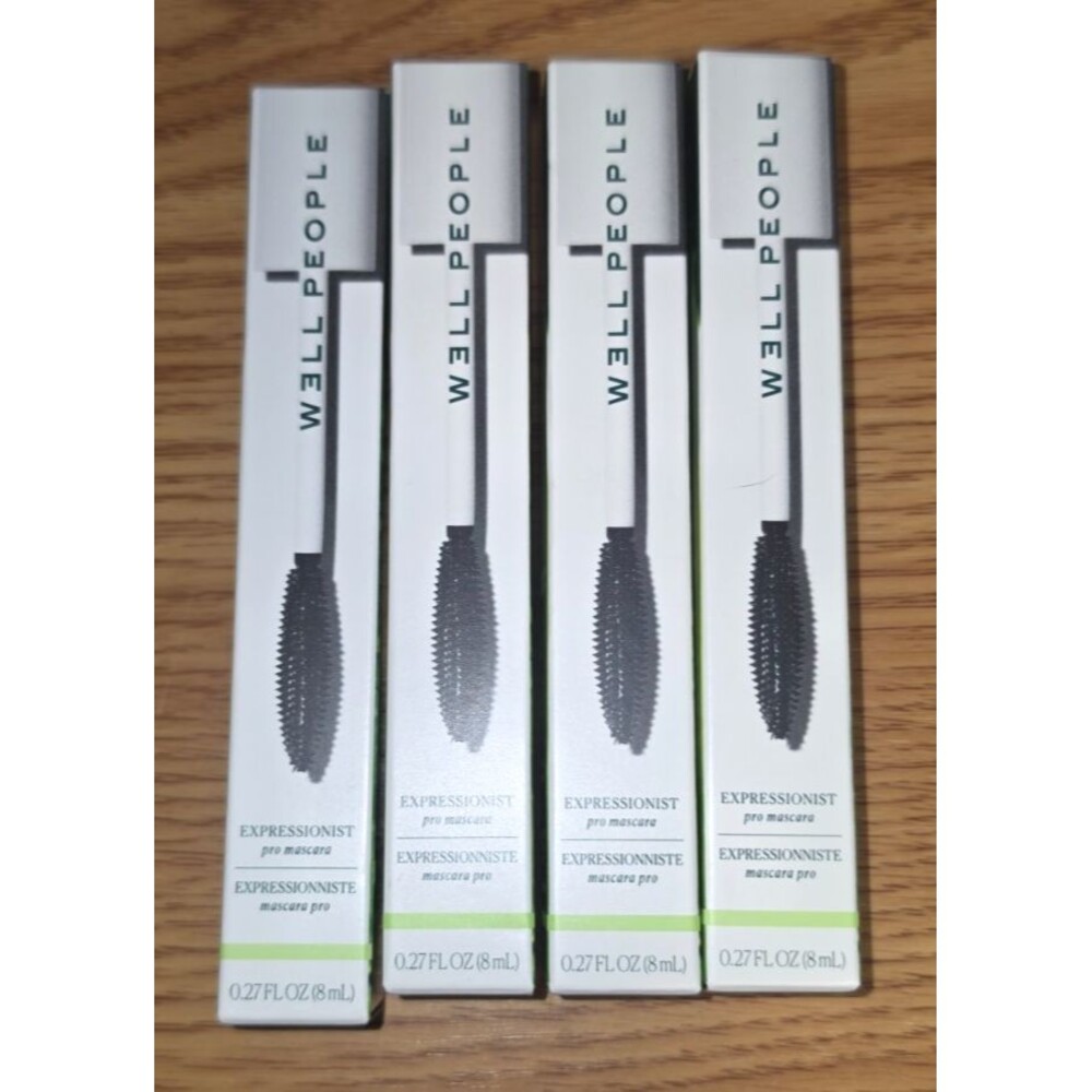 Lot of 4 Well People Expressionist Mascara 27 fl oz Plant Powered Ingredients